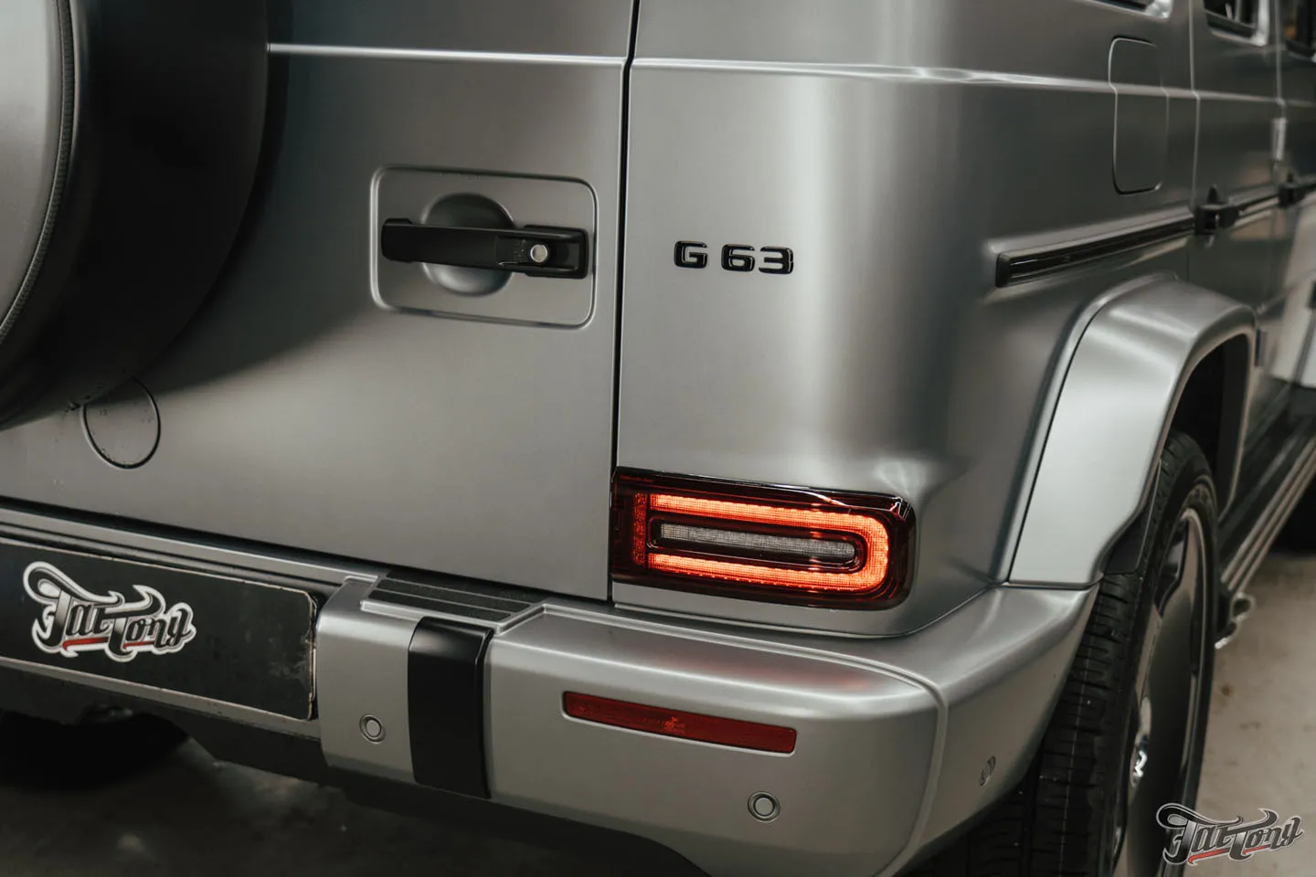 Антихром и окрас суппортов для Mercedes G-class